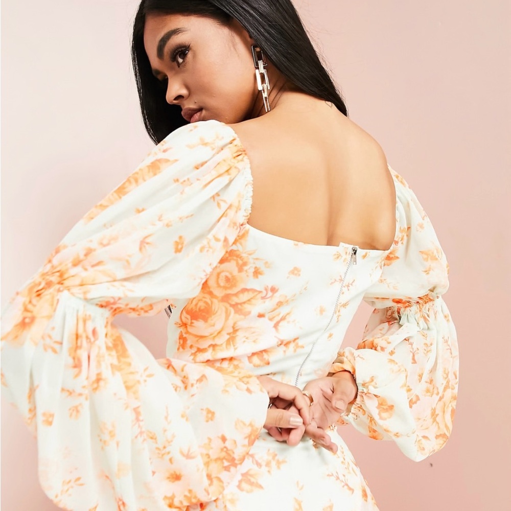 ASOS Chiffon Corset Top
